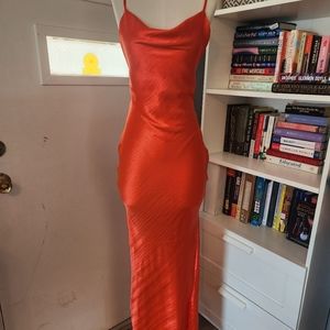 Asos Orange Dress NWOT